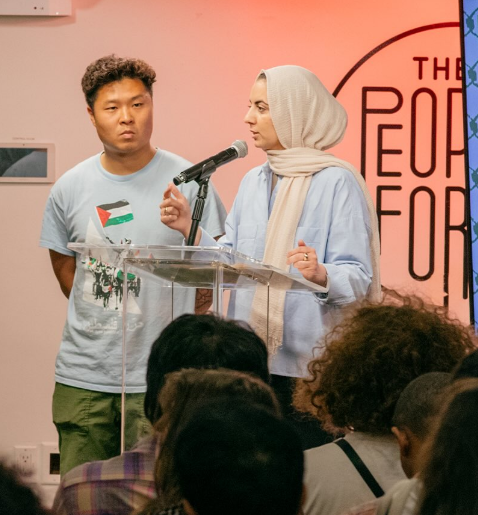 David Chung teaching at The People's Forum