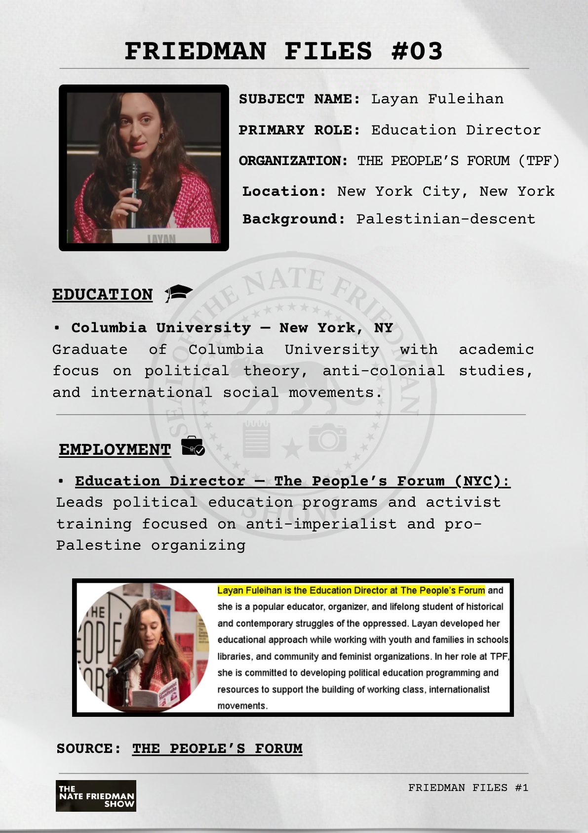 Layan Fuleihan — profile card / public bio